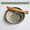 COUTEAU EN BOIS D’OLIVIER OFFERT (1) Argile montmorillonite surfine - 2 kg